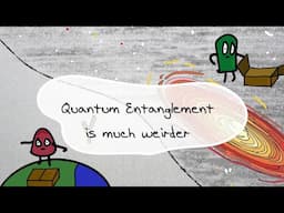 But what is Quantum Entanglement? (oversimplified animation) Nobel Prize in Physics 2022