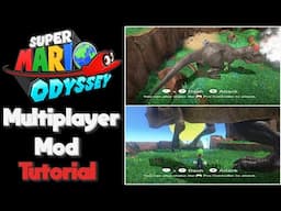 Super Mario Odyssey Split screen Multiplayer Mod | Switch TUTORIAL