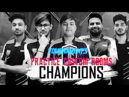 FREEFIRE LIVE ESPORTS TOURNAMENT| PRACTICE CUSTOM ROOM LIVE!@ROCKY & RDX @TG FozyAjay @Total Gaming