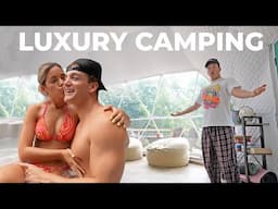 LUXURY CAMPING w/ an INSTAGRAM MODEL!