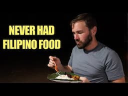 Epic First Taste of Filipino Food!