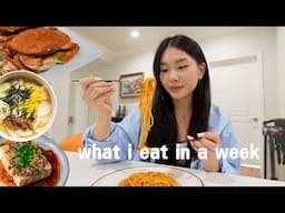 what i eat in a week (simple home cooked meals)