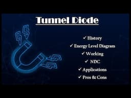 10. Tunnel Diode🔗 Characteristics🔦NDC👉Graphical interpretation 🔍Applications ✍Pros & Cons✨