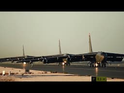 Three B-52Hs Take Off for Mission in CENTCOM AOR (Dec 2024)