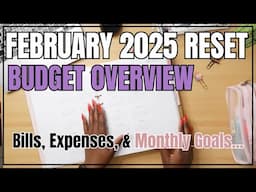 February Reset | bills, expenses, and monthly goals