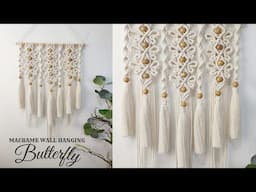 Macrame Wall Hanging Butterfly | Macrame Wall Hanging New Pattern