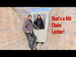 That's a Big Chain Locker! Building a 50 ft Sailboat From Scratch - Ep. 423 RAN Sailing