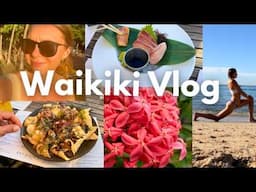 Waikiki Beach Vlog 🌺 (Oahu, Sky Bar Waikiki, Blue Ocean Waikiki)