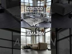 $2800?! COSTCO VS. AMAZON FURNITURE FIND! Which is better? #vlog #homedecor #apartment #penthouse