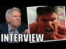 Harrison Ford Shows Off RED HULK Faces and Talks CAPTAIN AMERICA: BRAVE NEW WORLD | Interview