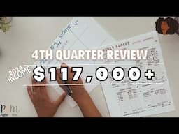 2024 Fourth Quarter Review | Savings | Debt | Student Loans| Income | 2024 Budget