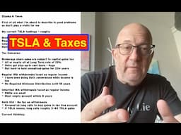 CLIP: My Tesla Stock/Options Details - Tax Efficiency