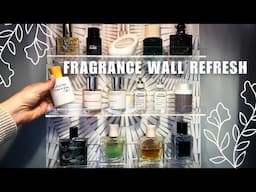 DESPERATE FOR CONTENT | Organizing my Fragrance Wall