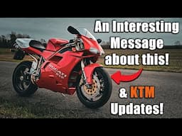 An Update on KTM and The Ducati 916!