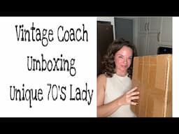 Vintage Coach 70’s Bag Unboxing Coach Cartouche Duffle Sac with alteration #9085