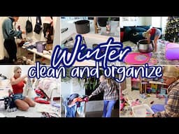 WINTER CLEAN AND ORGANIZE 2024/ WINTER CLEANING MOTIVATION / WINTER CLEAN WITH ME