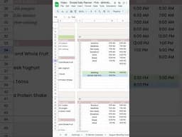 A cute and simple spreadsheet to get organized ... 😊👩🏻‍💻✨ #googlesheets #plannercommunity