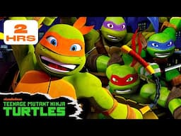 2 HOURS of Mikey's BEST Battles from Seasons 1 & 2! 🟠 | Teenage Mutant Ninja Turtles