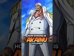 Unleashing Akainu's true power! How strong is Sakazuki really?! #onepiece #akainu #sakazuki