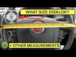 What Size Disklok Fits a Fiat Ducato? | Also Measurements we MISSED on a Previous Video