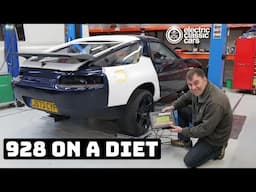 How much weight can we lose off this Porsche 928?