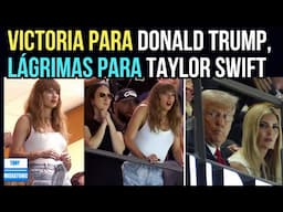 TAYLOR SWIFT Y SU NOVIO HUMILLADOS EN EL SUPER TAZON. DONALD TRUMP VENCEDOR DEL EVENTO.