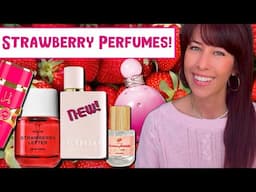 10+ AMAZING STRAWBERRY PERFUMES! *NEW BURBERRY HER INTENSE REVIEW! #strawberry #perfume