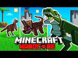 I Survived 1000 DAYS as a DINOSAUR in HARDCORE Minecraft! - Shapeshifter Quests Compilation