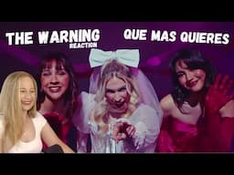 Reacting to THE WARNING - Que Mas Quieres