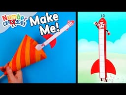 Make Your Own Firework Rocket! 🚀 | Counting for Kids | DIY Crafts | @Numberblocks