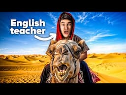 Learn English on a CAMEL? 🐫 | English Teacher explores Marrakesh 🇲🇦