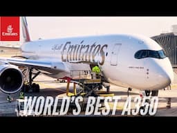 The NEW Emirates A350 | The first A350 flight to Bahrain | Emirates Economy Class | Trip Report