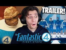 The Fantastic Four: First Steps (2025) Official Teaser Trailer REACTION!!