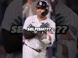 the Yankees called this player SELFISH..