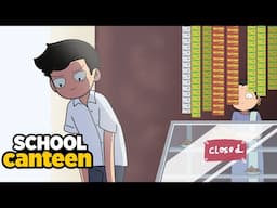 My School Life Canteen Experience | Hindi Storytime Animation