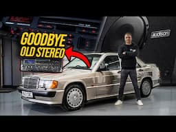 Mercedes Benz 190E FULL Audio Upgrade, Modern Sound in a Classic Car | Car Audio & Security