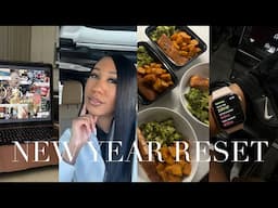 NEW YEAR RESET FOR 2025 | DEEP CLEANING, NEW GOALS, VISION BOARD, BECOMING HER + MORE