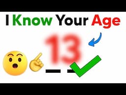 I will Show Your Age In This Video!! 🤯 (Real)