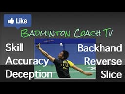 Backhand Reverse Slice Drop - Accuracy, Deception and Technique 2019