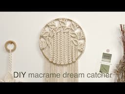 DIY | macrame dream catcher tree of life | 마크라메 드림 캐처 트리 오브 라이프