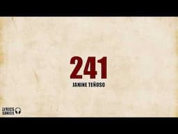 Janine Tenoso - 241 (Cover) Lyrics