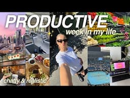 PRODUCTIVE & REALISTIC week in my life! (vlog) 🌷🎧 | Australian Open, Editing, Hottest 100, etc! ✨