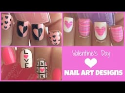 Three Valentine's Day Nail Art Designs!