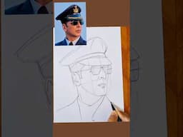 Sky force Akshay Kumar Drawing #drawing #skyforce #akshaykumar