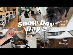 SNOWED IN at HOME | Making Chili, Keeping Cozy, and Planner set up