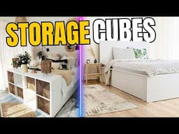 10 Bedroom storage cubes