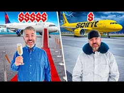 FIRST CLASS vs CHEAPEST Plane Ticket Across the USA