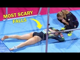 Most SCARY Falls in Gymnastics 😱