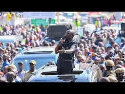 LIVE; PRESIDENT RUTO AND HIS TROOPS LAUNCHING PROJECTS IN WAJIR