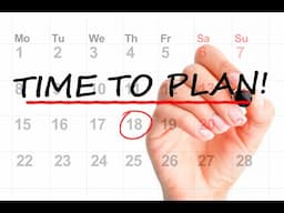 PLANNING == Imagine that your days are orderly structured === Promise yourself it will happen TODAY